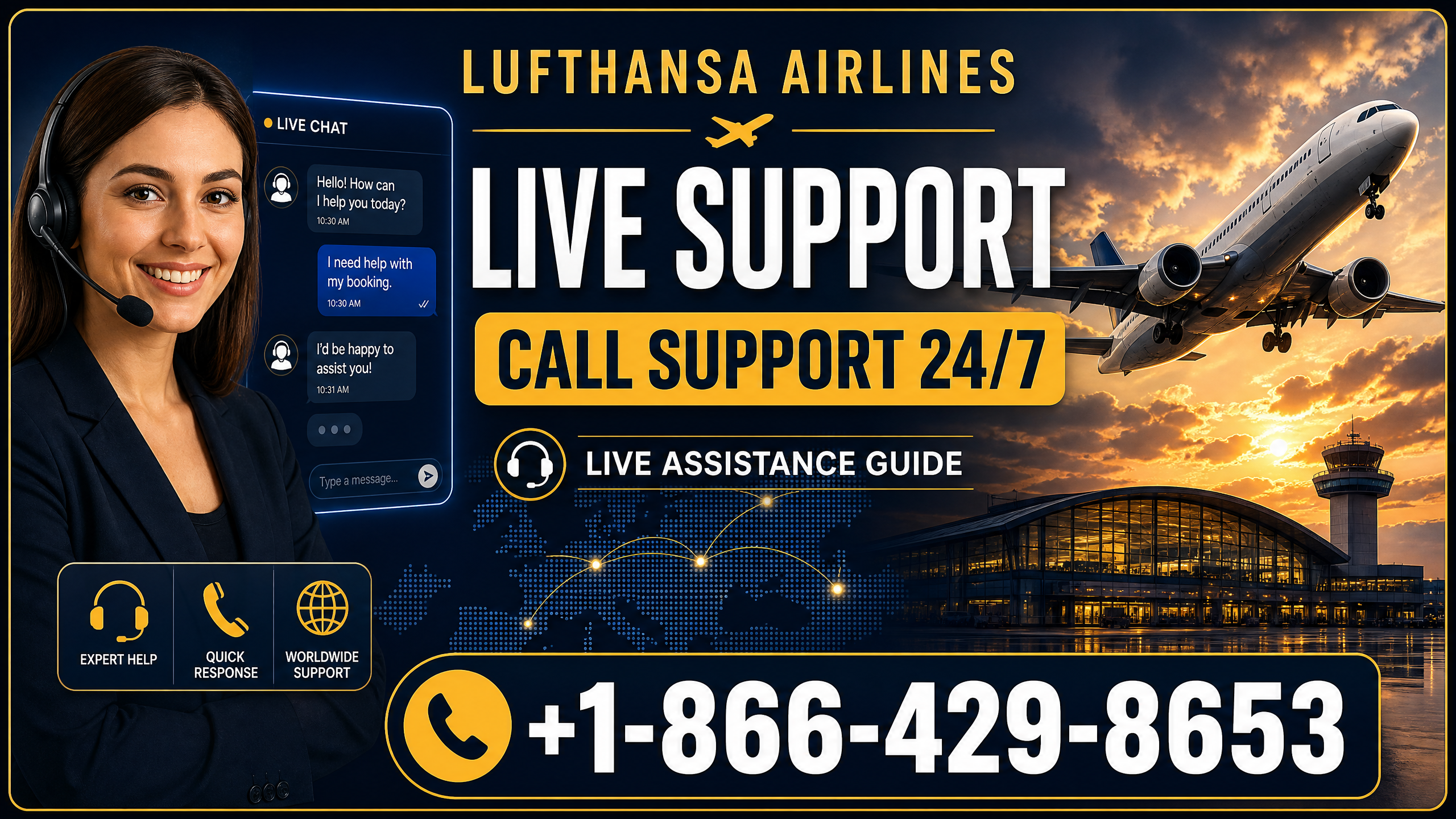 How To Call Lufthansa AirlinesÂ® Customer} Service {USA} | 24/7 Live Assistance Care Support Guide - YouTube