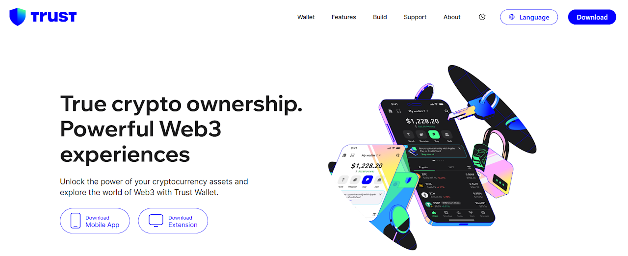 Trust Wallet Login - Best Crypto Wallet for Web3, NFTs and DeFi